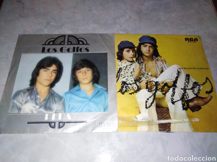Discos de vinilo: LOTE DE 2 SINGLES LOS GOLFOS - Foto 1
