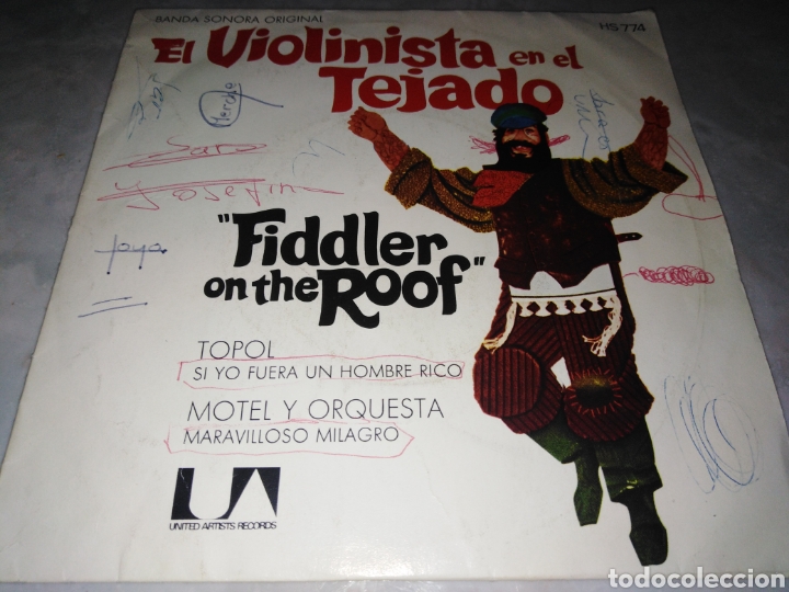 Discos de vinilo: BSO EL VIOLINISTA EN EL TEJADO - Foto 1