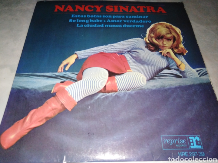 Discos de vinilo: NANCY SINATRA-ESTAS BOTAS SON PARA CAMINAR - Foto 1