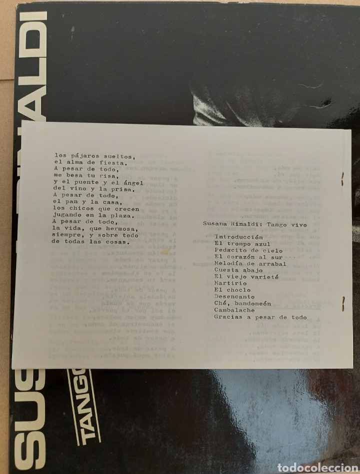Discos de vinilo: Lp Susana Rinaldi - Tango vivo - Foto 5