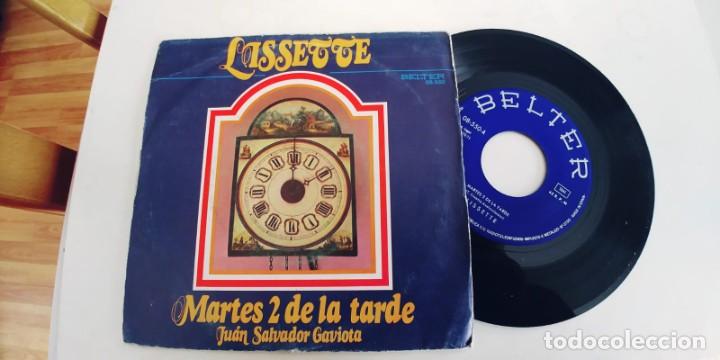 Discos de vinilo: LISSETTE-SINGLE MARTES 2 DE LA TARDE - Foto 1