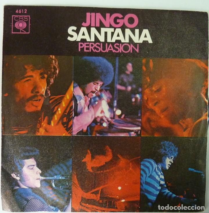 Discos de vinilo: SANTANA // JINGO // 1970 // SINGLE - Foto 1