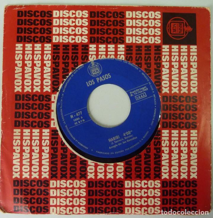 Discos de vinilo: LOS PASOS // HABIBI //1969 // SINGLE - Foto 1
