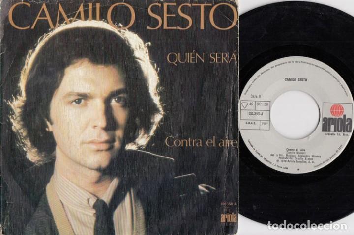 Discos de vinilo: CAMILO SESTO - QUIEN SERA - SINGLE DE VINILO - Foto 1