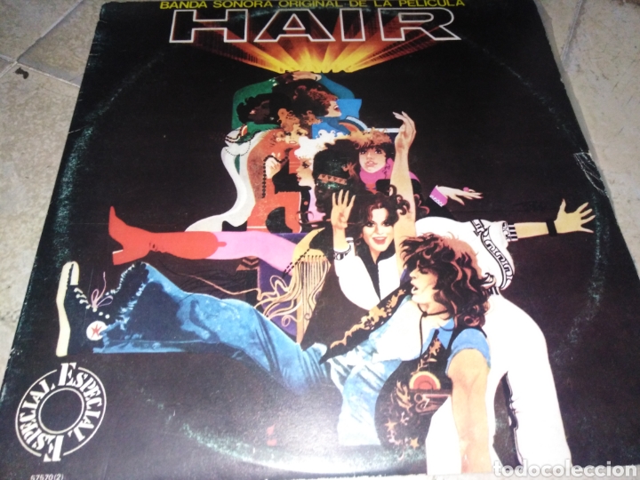 Discos de vinilo: BSO DE LA PEL&Iacute;CULA HAIR-DOBLE LP - Foto 1
