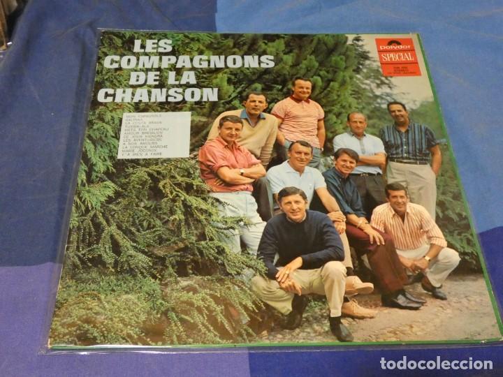 Discos de vinilo: EXPRO LP LES COMPAGNONS DE LA CHANSON HOMONIMO HOLANDA 1973 - Foto 1