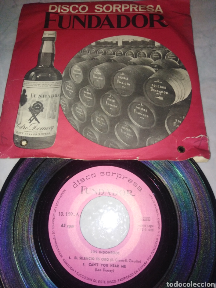 Discos de vinilo: EP PROMOCIONAL DE FUNDADOR DE LOS INDONESIOS - Foto 1