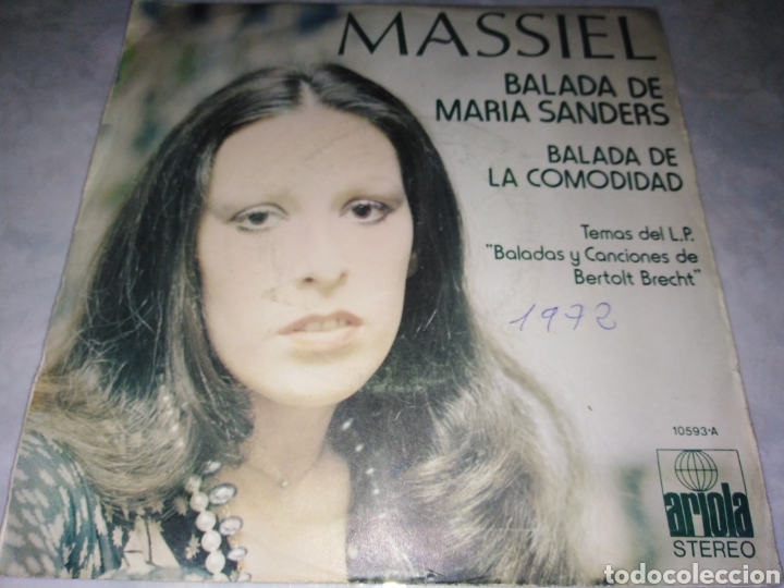 Discos de vinilo: MASSIEL-BALADA DE MARIA SANDERS - Foto 1