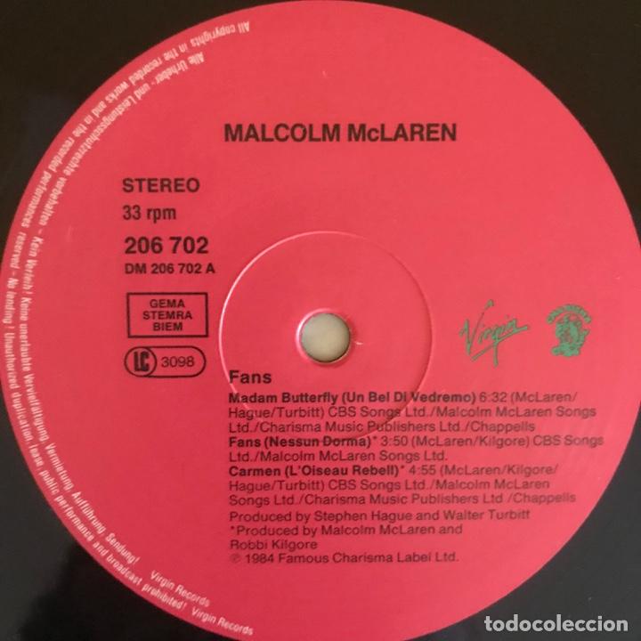 Discos de vinilo: Malcolm McLaren &lrm;Fans - Foto 3