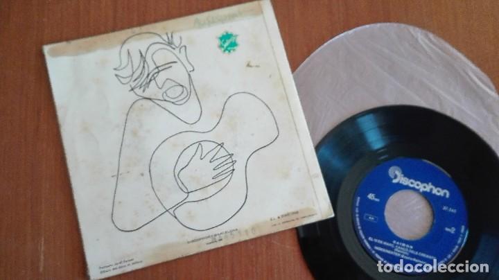 Discos de vinilo: Raimon EP Sobre la pau + 3 Discophon 1968 - Foto 2