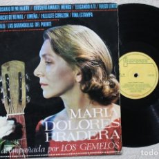 Discos de vinilo: MARIA DOLORES PRADERA CON LOS GEMELOS LP VINILO MADE IN SPAIN 1965. Lote 229872695