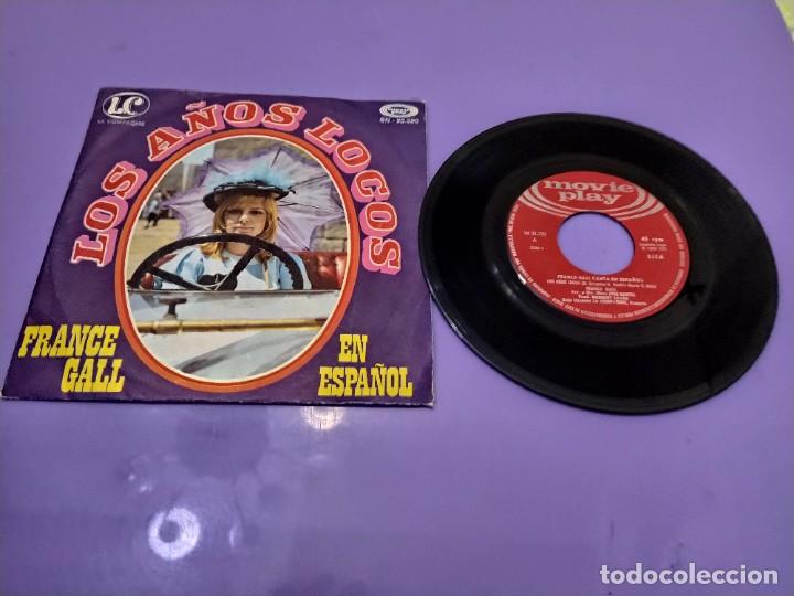 Vinyl-Schallplatten: FRANCE GALL. LOS A&Ntilde;OS LOCOS/LA MANILLE ET LA REVOLUTION.SINGLE SN 20.390 MOVIEPLAY 1970 - EN ESPA&Ntilde;OL
