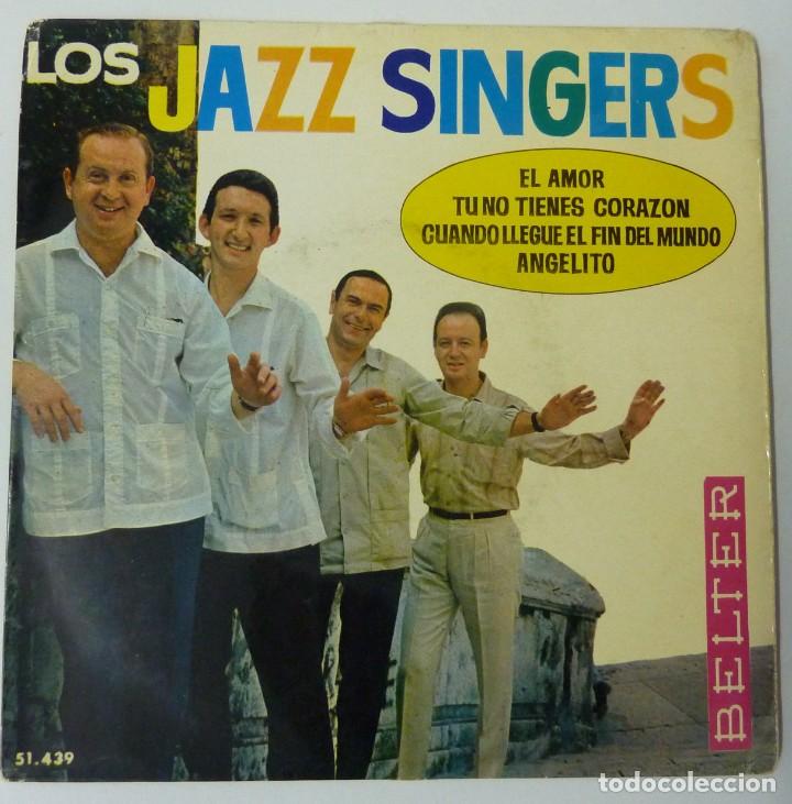 Vinyl records: LOS JAZZ SINGERS // EL AMOR+3 // 1964 // EP