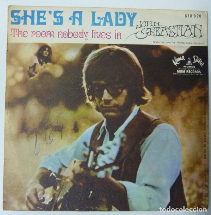 Discos de vinilo: JOHN SEBASTIAN // SHE`S A LADY // 1968 // SINGLE - Foto 2
