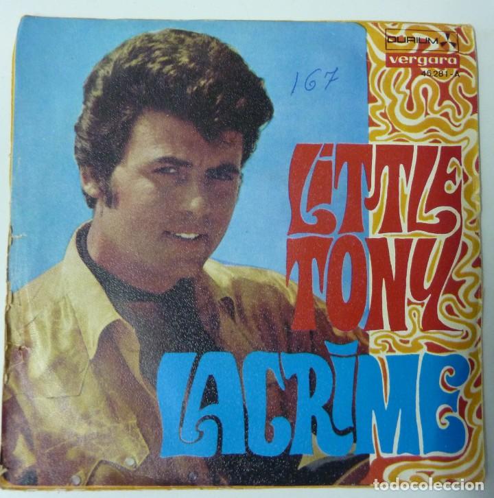Discos de vinilo: LITTLE TONY // STASERA MI PENTO // 1968 // SINGLE - Foto 2
