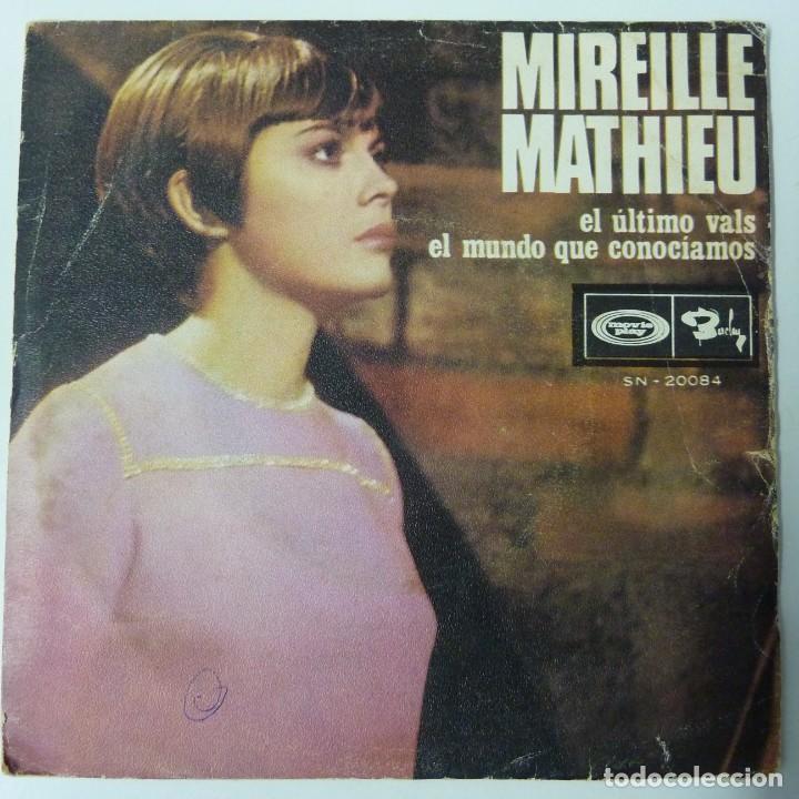 Discos de vinilo: MIREILLE MATHIEU // EL ULTIMO VALS // 1968 // SINGLE - Foto 1