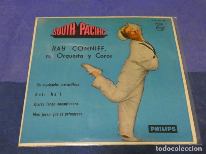 Discos de vinilo: EXPROBS0 DISCO 7 PULGADAS BUEN ESTADO RAY CONNIFF SOUTH PACIFIC - Foto 1