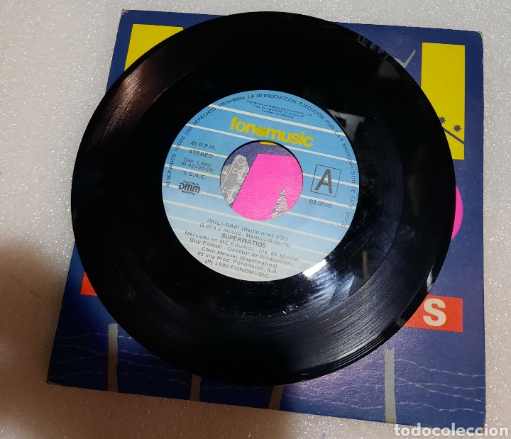 Discos de vinilo: Superwatios - mili rap - Foto 2