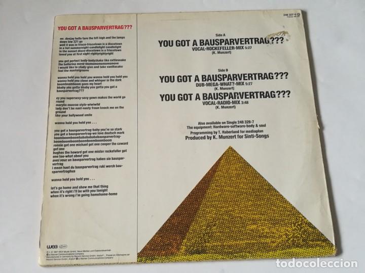 Discos de vinilo: Mega - You Got A Bausparvertrag??? - 1987 - Foto 2