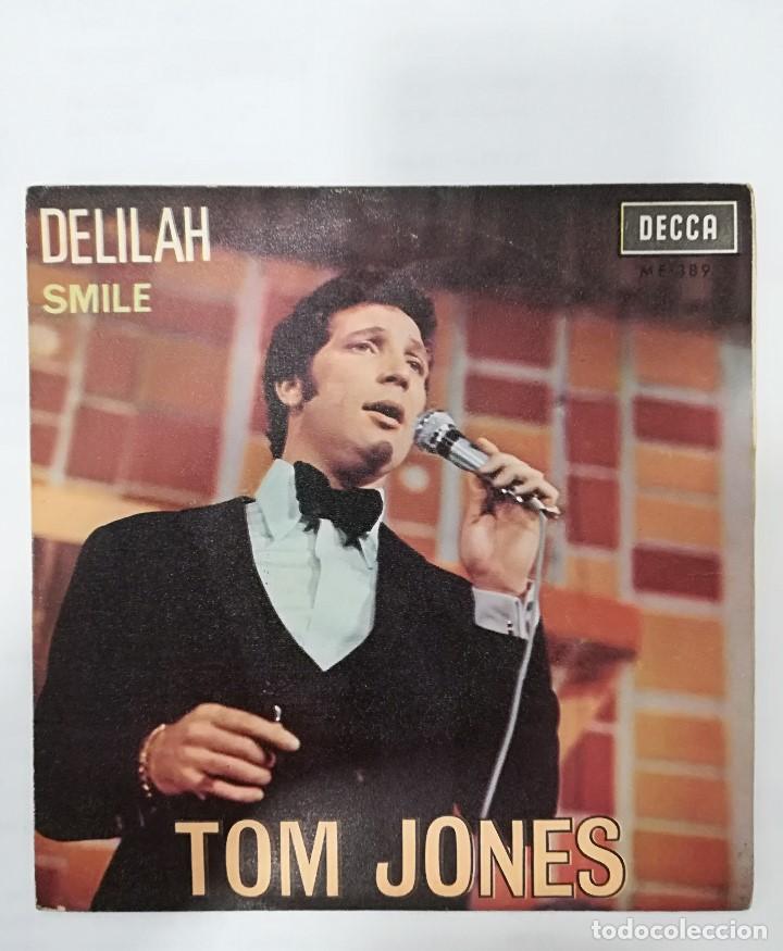 Discos de vinilo: TOM JONES: DELILAH / SMILE - Foto 1