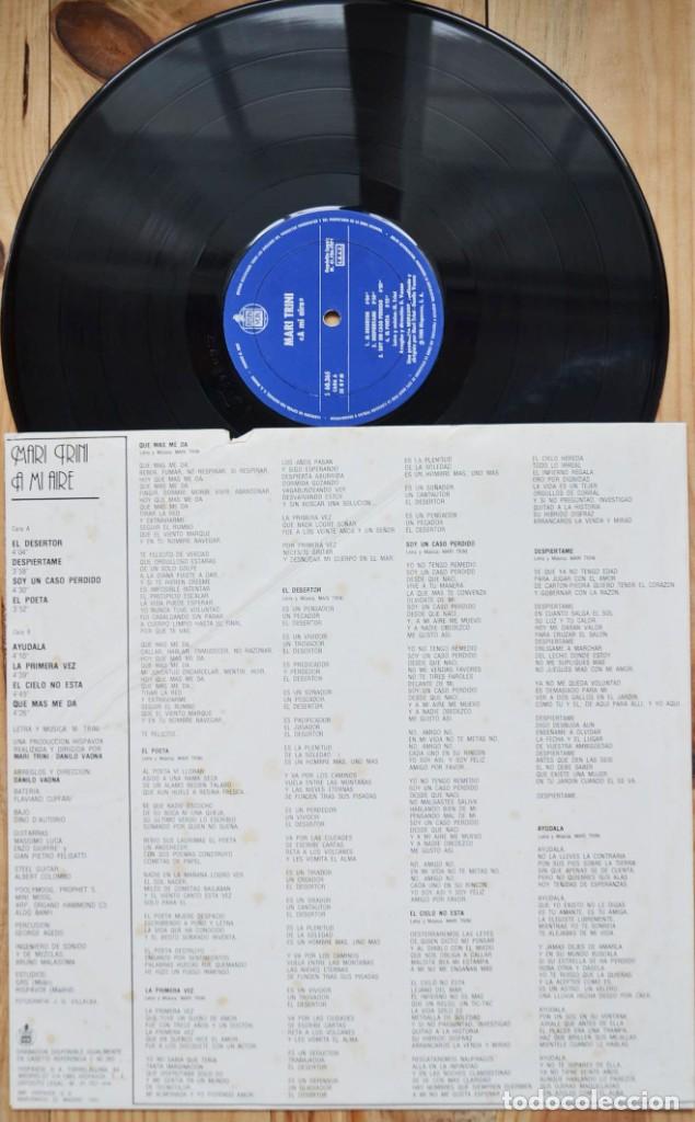 Discos de vinilo: Mari Trini - A Mi Aire - LP -1980 - Foto 3