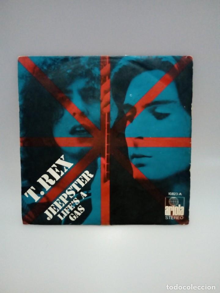 Discos de vinilo: SINGLE T.REX JEEPSTER/LIFES A GAS - Foto 1