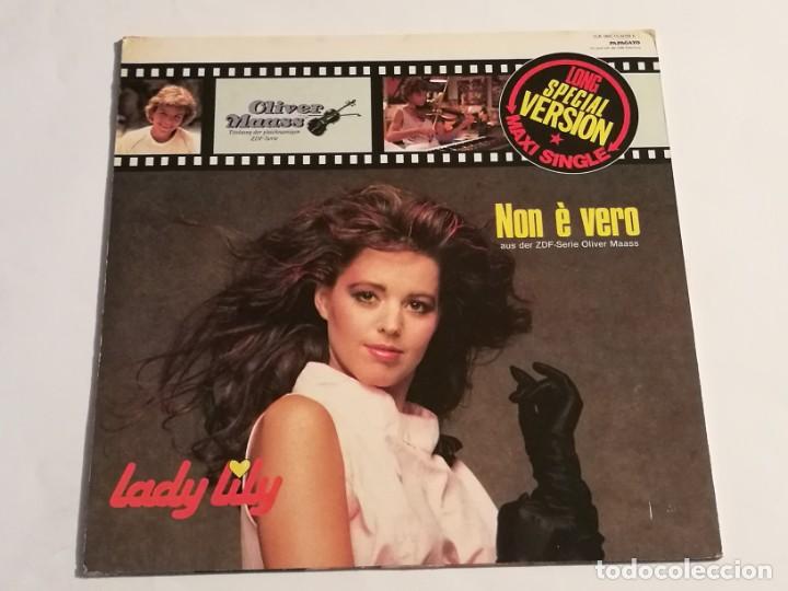 Discos de vinilo: Lady Lily - Non &Egrave; Vero (Long Special Version) - 1985 - Foto 2