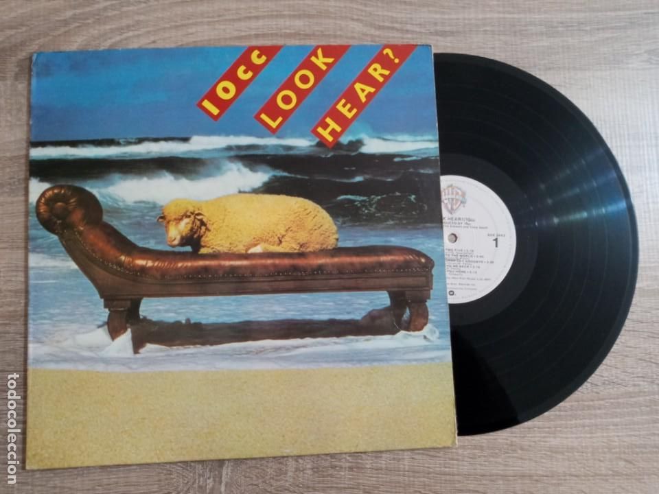 Discos de vinilo: 10 C.C .LOOK HEAR ?LP. ORIGINAL 1980 - Foto 1