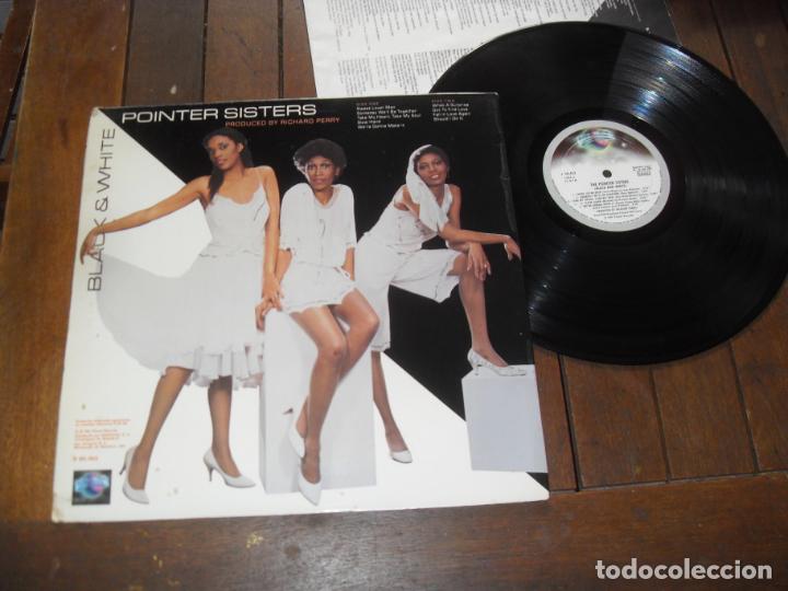 Discos de vinilo: POINTER SISTERS. LP. BLACK & WHITE. MADE IN SPAIN. 1981 - Foto 2