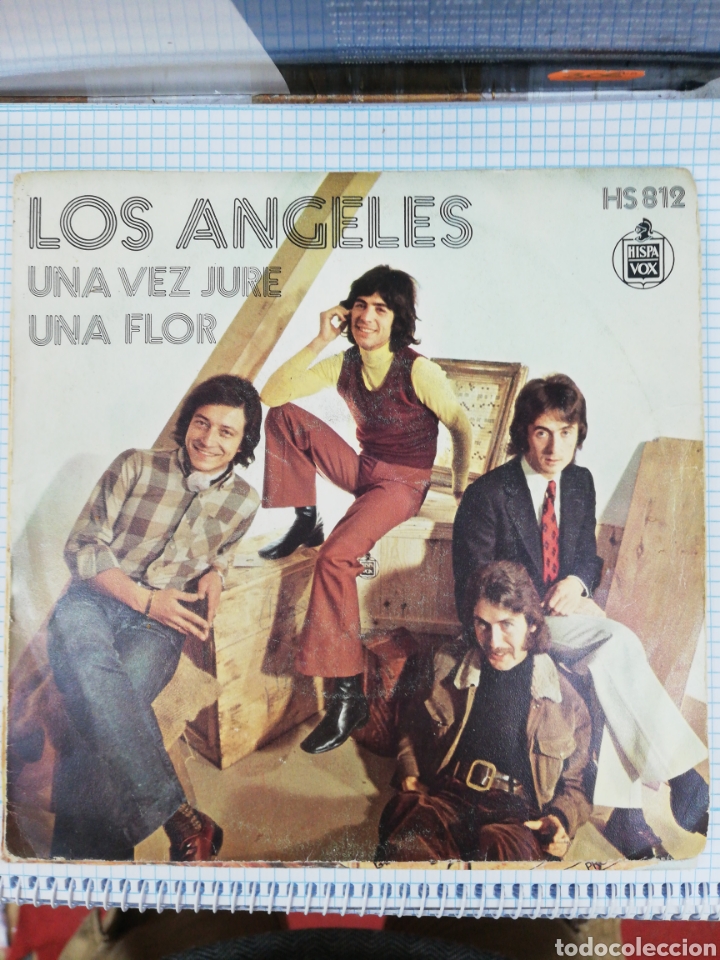 Discos de vinilo: Los Angeles, Una vez jure, Una flor, Hispa Vox, 1972