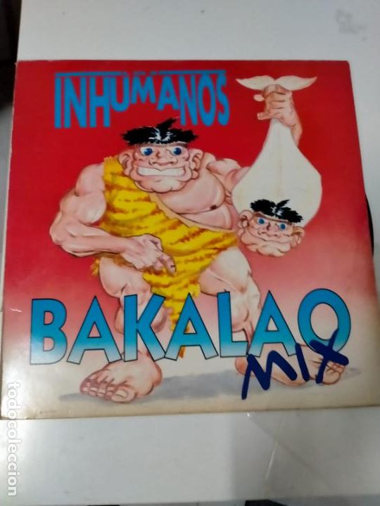 Discos de vinilo: LOS INHUMANOS - BAKALAO MIX - Foto 1