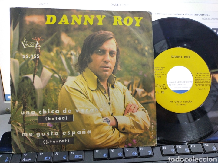 Discos de vinilo: Danny Roy single me gusta Espa&ntilde;a 1974 - Foto 1