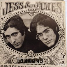 Discos de vinilo: JESS & JAMES THE END OF ME, MOVE BELTER ED. ESPAÑA 1968 PROMO PORTADA BLANCA, MUY RARO Y DIFICIL. Lote 230258625