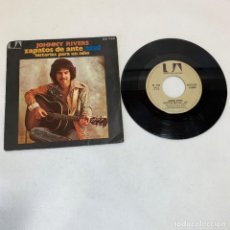 Discos de vinilo: SINGLE JOHNNY RIVERS- ZAPATOS DE ANTE AZUL- ESPAÑA -1973