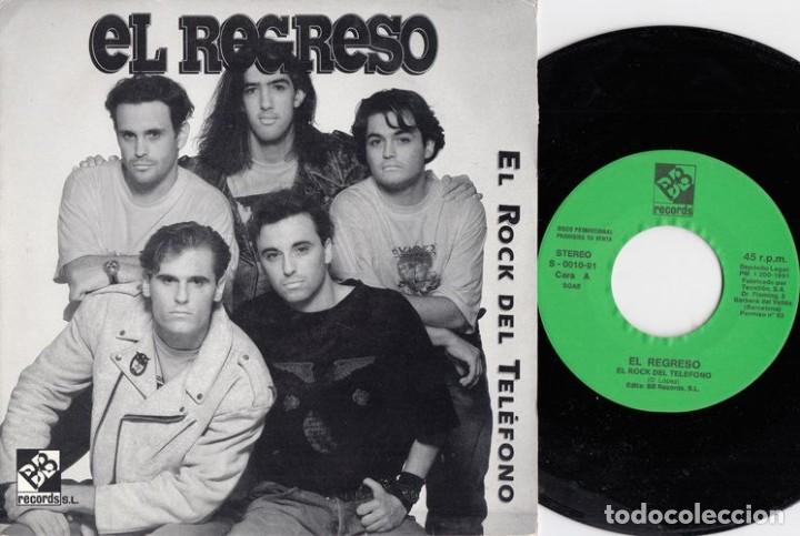 Discos de vinilo: EL REGRESO - EL ROCK DEL TELEFONO - SINGLE DE VINILO # - Foto 1