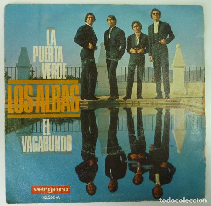 Discos de vinilo: LOS ALBAS // LA PUERTA VERDE // 1968 // SINGLE - Foto 1