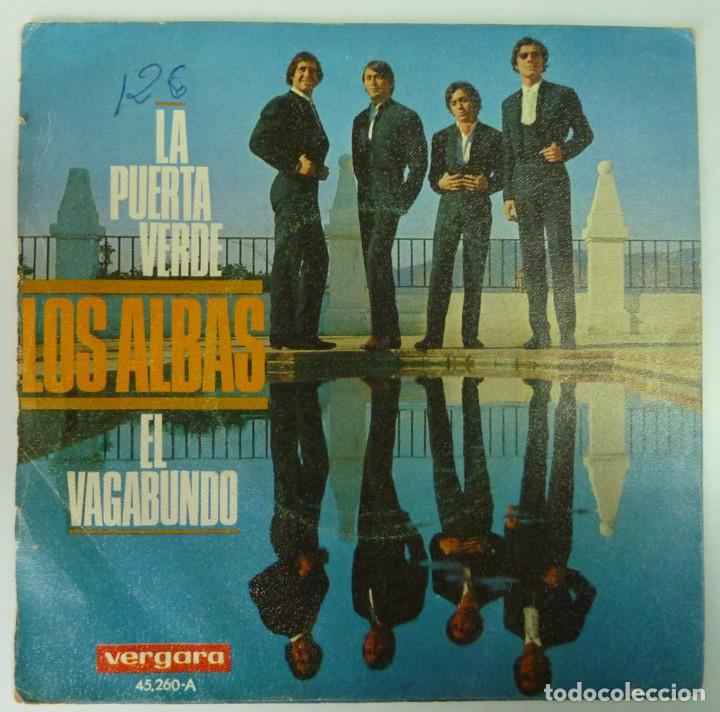 Discos de vinilo: LOS ALBAS // LA PUERTA VERDE // 1968 // SINGLE - Foto 2