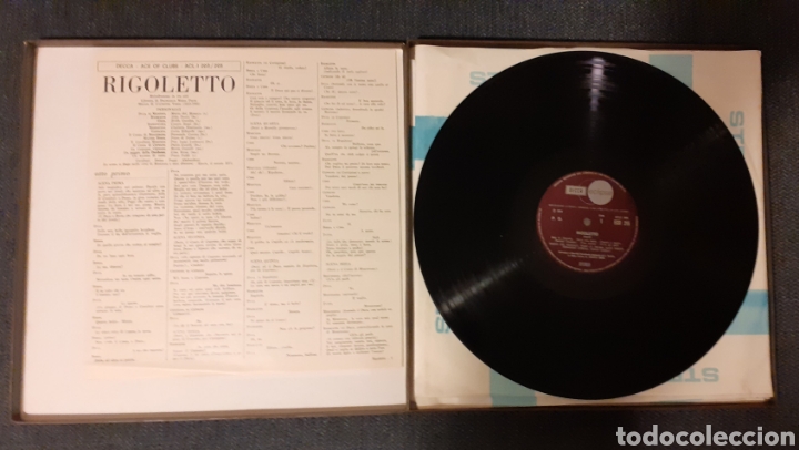 Discos de vinilo: VERDI - RIGOLETTO - CAJA 3 LP + Libreto - Foto 2