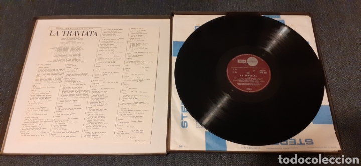 Discos de vinilo: VERDI - LA TRAVIATA - CAJA 3 LP + LIBRETO - Foto 2