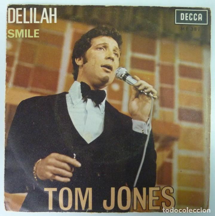 Discos de vinilo: TOM JONES // DELILAH // 1967 // SINGLE - Foto 1