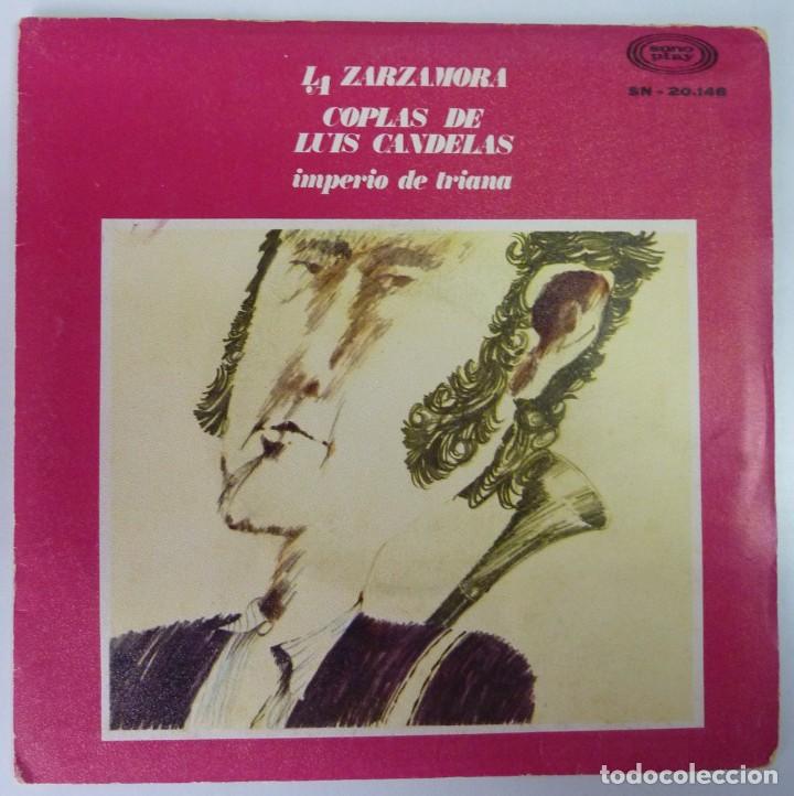 Discos de vinilo: IMPERIO DE TRIANA // LA ZARZAMORA+3 // 1968 // EP - Foto 1