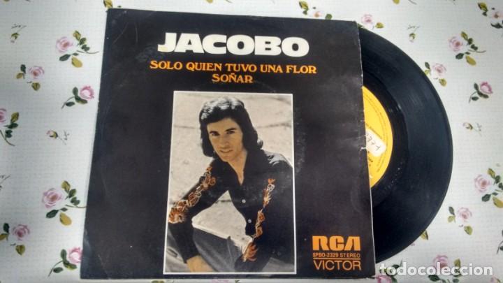 Vinyl-Schallplatten: SINGLE (VINILO) DE JACOBO A&Ntilde;OS 70