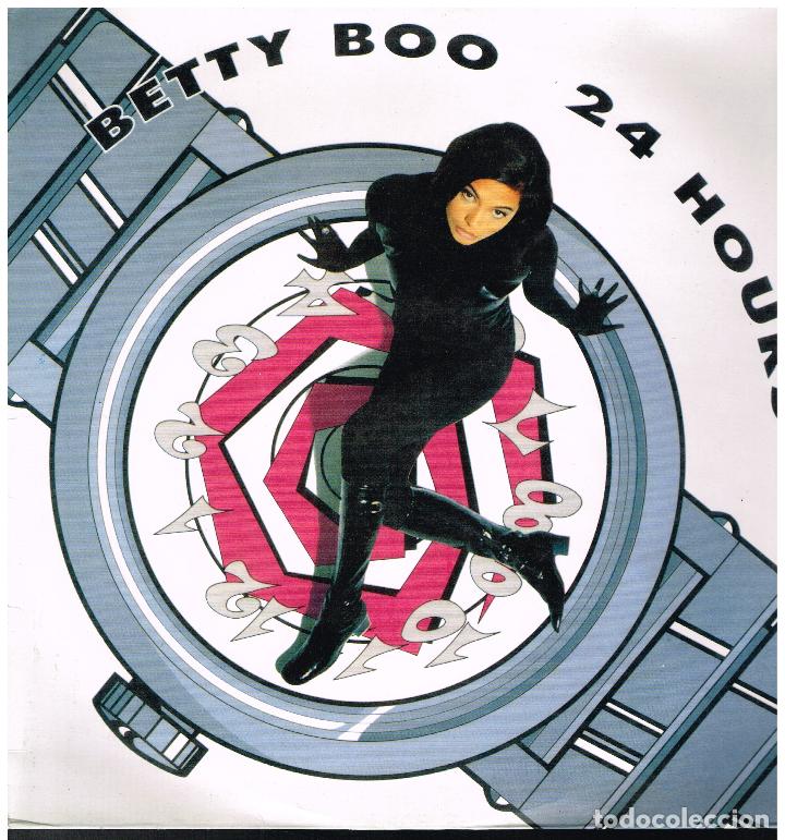 Discos de vinilo: BETTY BOO - 24 HOURS - MAXI SINGLE 1990 - Foto 1