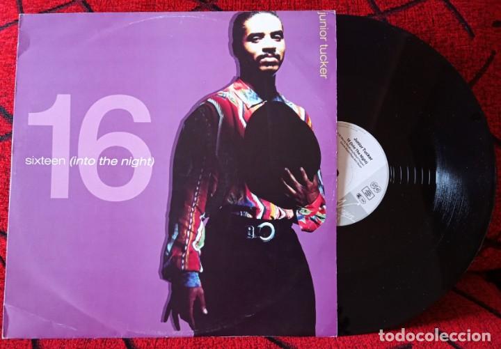 Discos de vinilo: JUNIOR TUCKER ** 16 (Into The Night) ** MAXI SINGLE VINILO - Foto 1