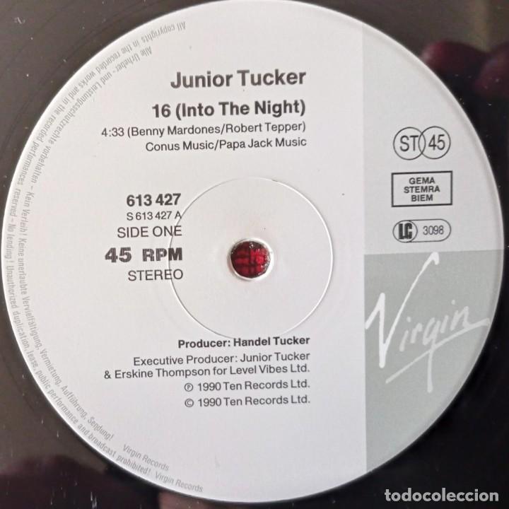 Discos de vinilo: JUNIOR TUCKER ** 16 (Into The Night) ** MAXI SINGLE VINILO - Foto 3