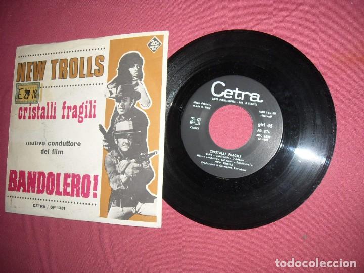 Disques de vinyle: New Trolls &lrm;single promocional Cristalli Fragili / Ehi, Tu Ritorna Sello: Cetra &lrm;&ndash; SP 1381