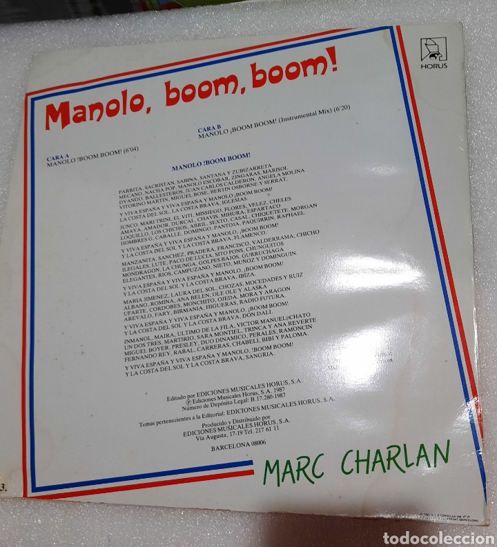 Discos de vinilo: Max Charlan - manolo, bom bom - Foto 5