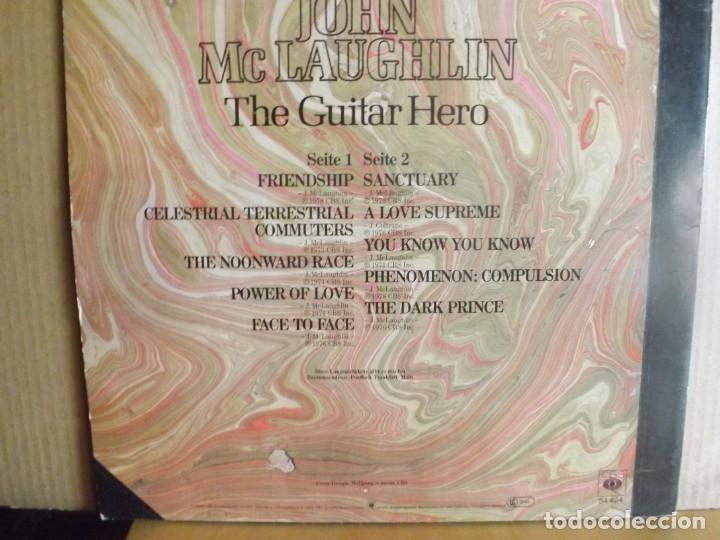Discos de vinilo: JOHN MC LAUGHLIN --- THE GUITAR HERO - Foto 2