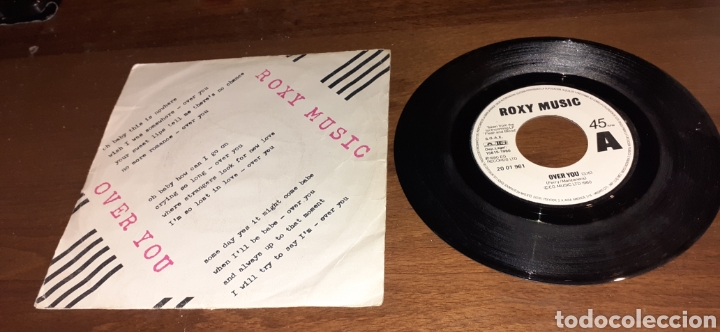 Discos de vinilo: ROXY MUSIC - OVER YOU - SPAIN - POLYDOR - L - - Foto 1