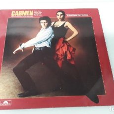 Discos de vinilo: CARMEN DE MERIMÉE - CARLOS SAURA - A. GADES - L. DEL SOL - PACO DE LUCÍA - POLYDOR - 1983. Lote 230427770